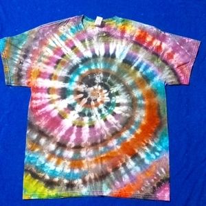 Tie dye spiral
